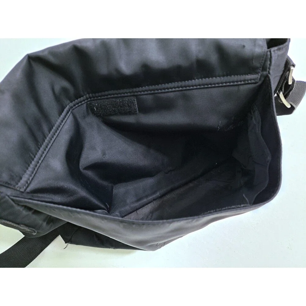 Gap Canvas Messenger Bag Black Shoulder Crossbody Vintage Y2K Basic